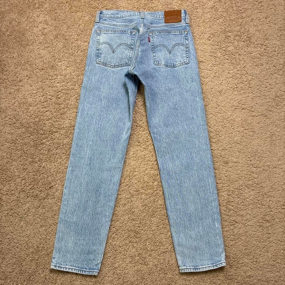 Levi's Premium Wedgie Stretch Light Wash Blue Jeans Size 26 - Picture 2 of 8